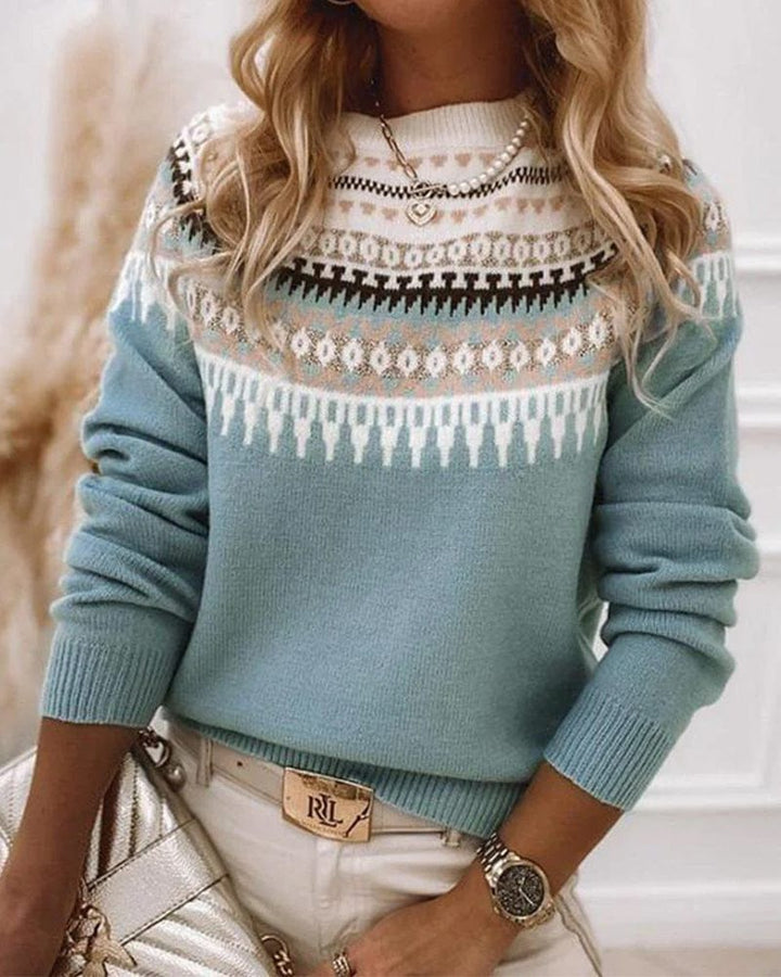 Damski sweter zimowy w nowoczesnym stylu