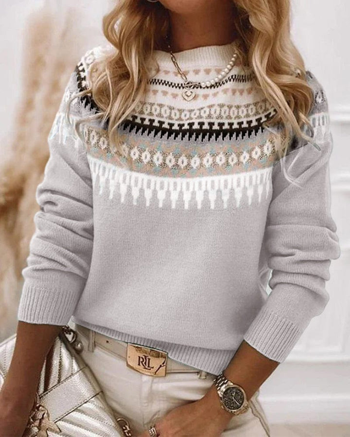 Damski sweter zimowy w nowoczesnym stylu