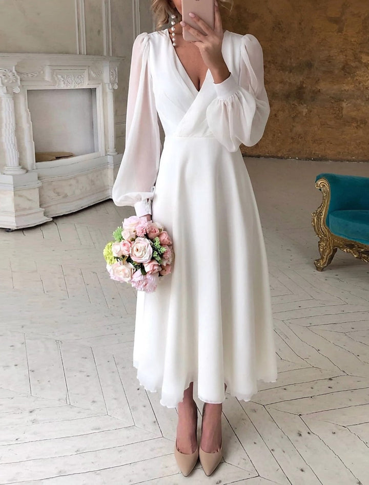 POLA - Damska sukienka na wesele Midi w stylu boho