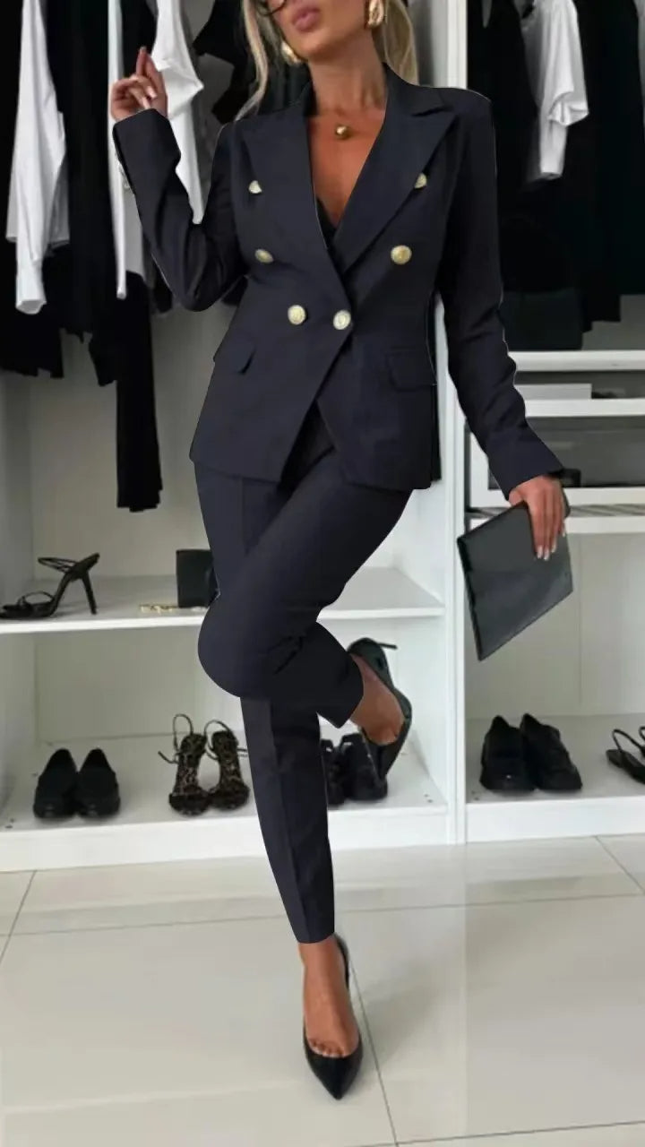 Damski Nowoczesny Blazer Garnitur