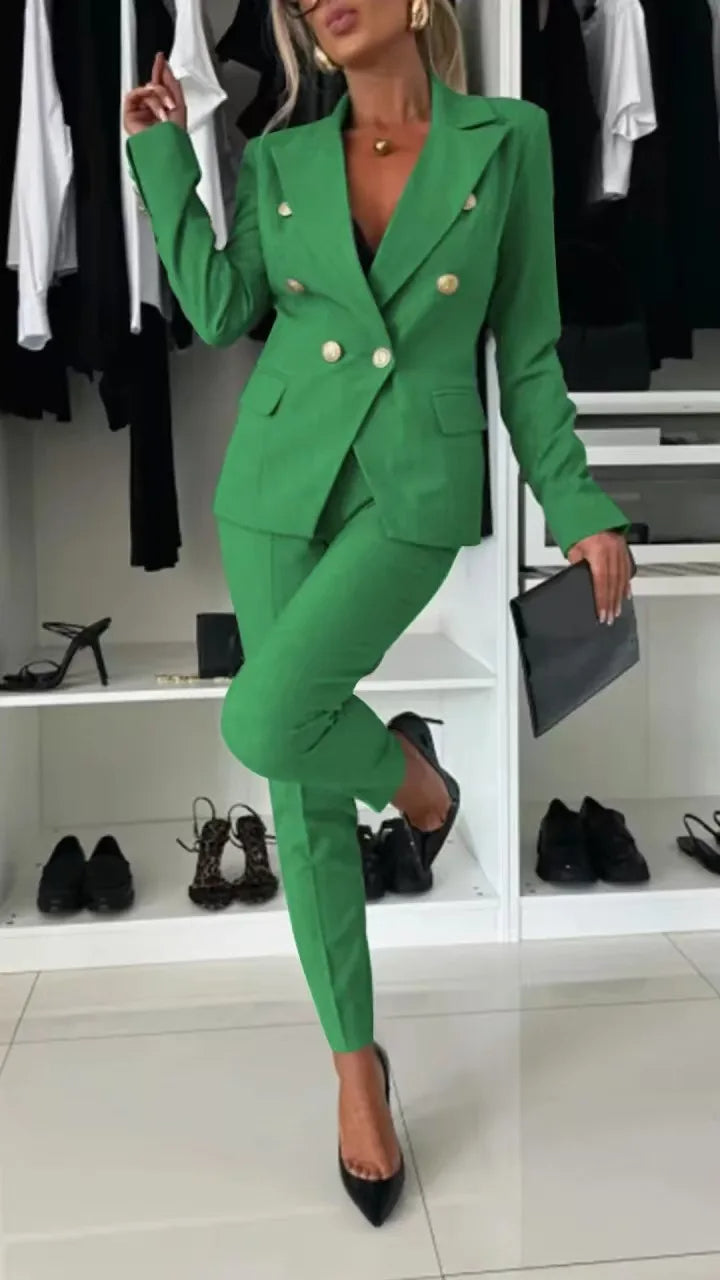 Damski Nowoczesny Blazer Garnitur