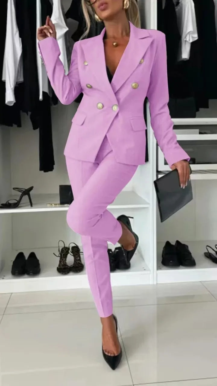 Damski Nowoczesny Blazer Garnitur