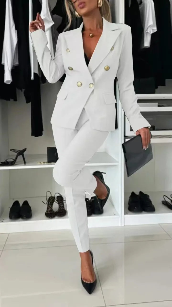 Damski Nowoczesny Blazer Garnitur