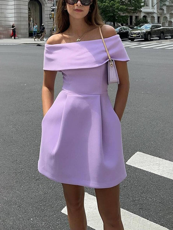 Damska Elegancka Sukienka Koktajlowa | Mini